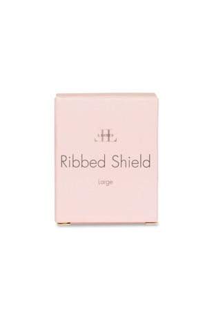 Large ribbed shields pack of 4 image 1