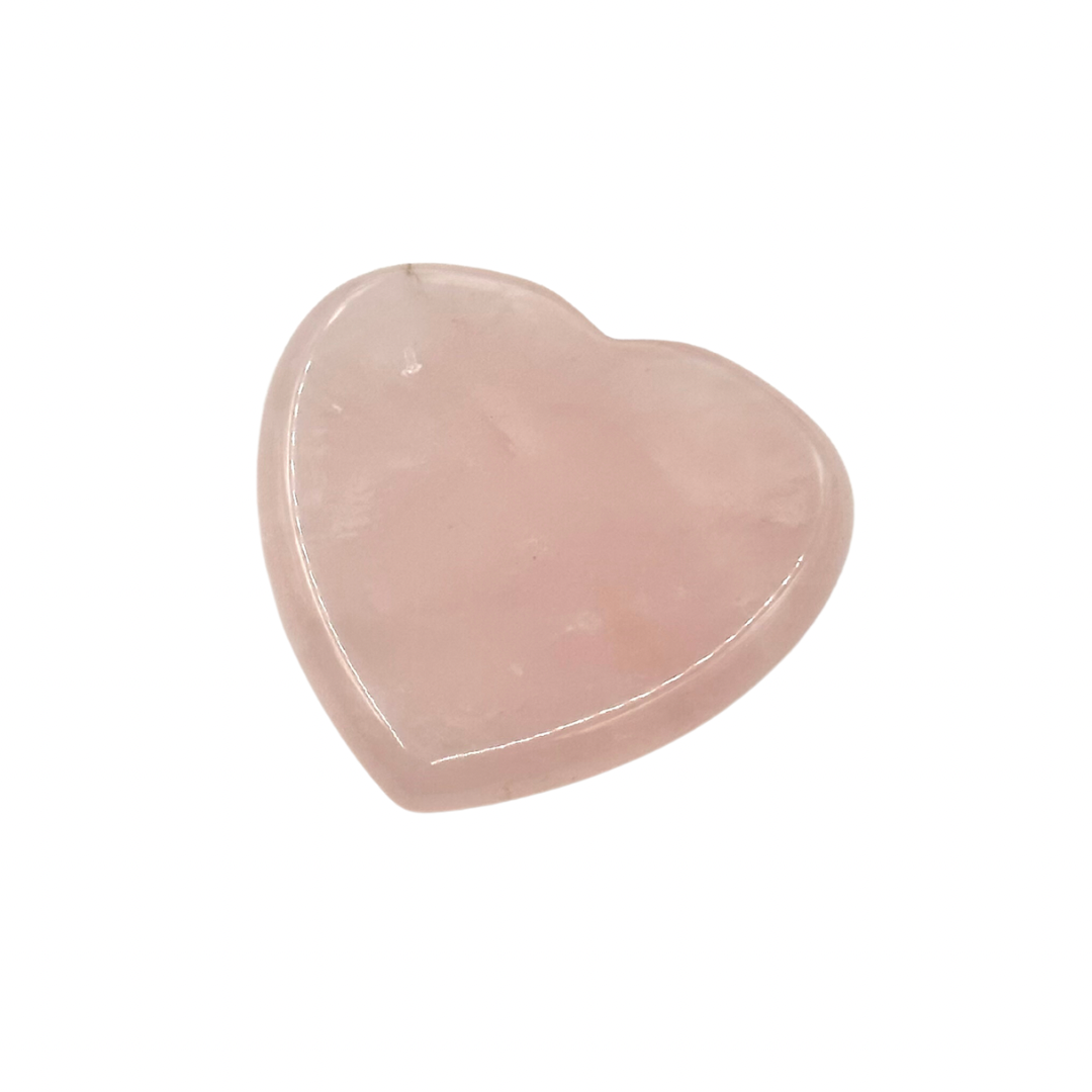 Blush Pink Heart Jade Stone image 0